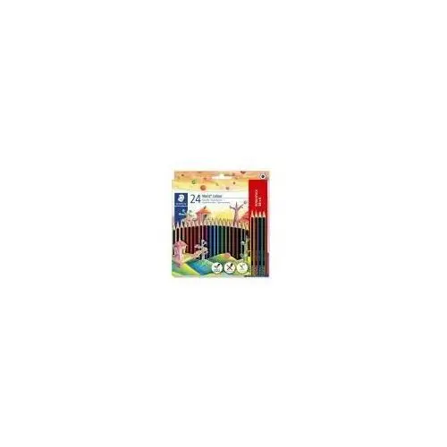 Staedtler Kredki ołówkowe noris colour, sześciokątne, 24 kolory, (20+4) gratis