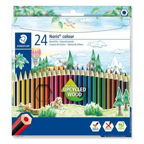 Staedtler, kredki ołówkowe noris colour wopex, 24 kolory Staedtler,gdd grupa dystrybucyjna daccar