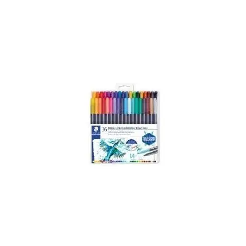 Pisaki dwustronne brush pen design journey, 1-6 i 0.5-0.6 mm, 36 kolorów Staedtler