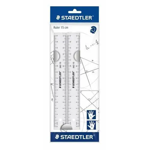 Staedtler , zestaw linijek, 15 cm, 2 szt