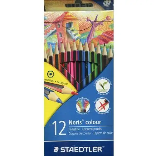 Staedtler,gdd grupa dystrybucyjna daccar Kredki ołówkowe, noris colour, 12 kolorów