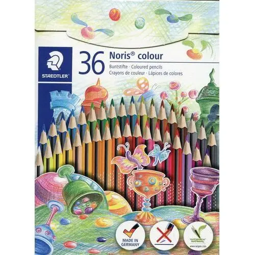Staedtler,gdd grupa dystrybucyjna daccar Kredki ołówkowe, noris colour, 36 kolorów