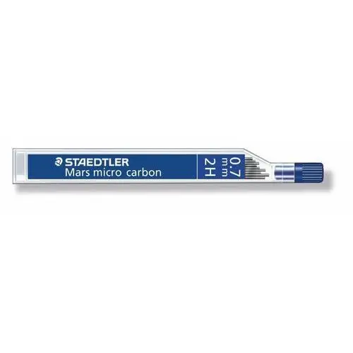 Staedtler,gdd grupa dystrybucyjna daccar Staedtler, grafity do ołówków mars micro carbon, 2h, 0.7 mm, 12 szt