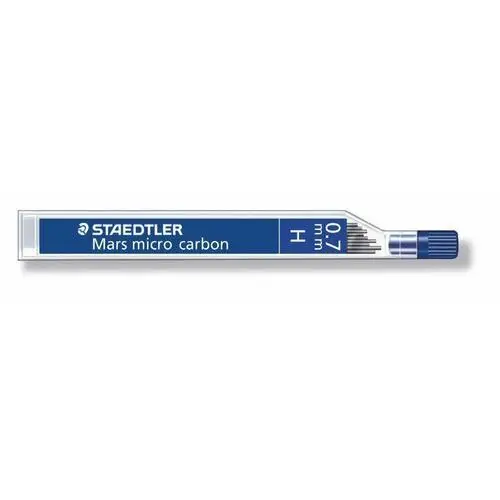 Staedtler,gdd grupa dystrybucyjna daccar Staedtler, grafity do ołówków mars micro carbon, h, 0.7 mm, 12 szt