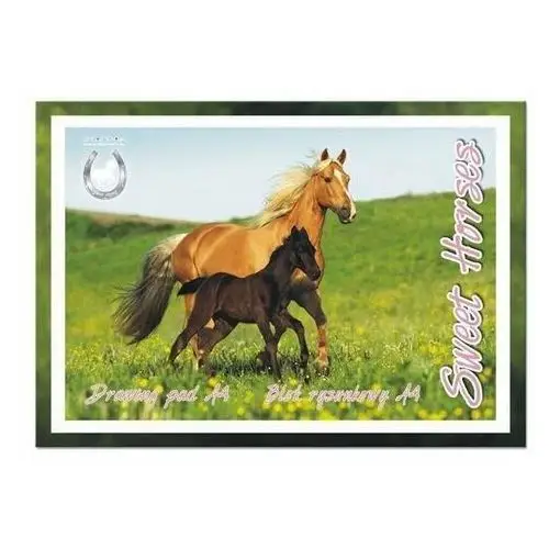 Blok rysunkowy A4 20 k. Horses (p. 20) STARPAK (299163)