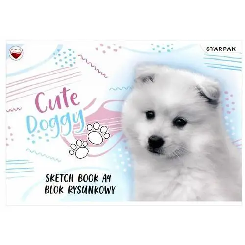 Blok Rysunkowy A4/20k Biały Cute Doggy Starpak 492042