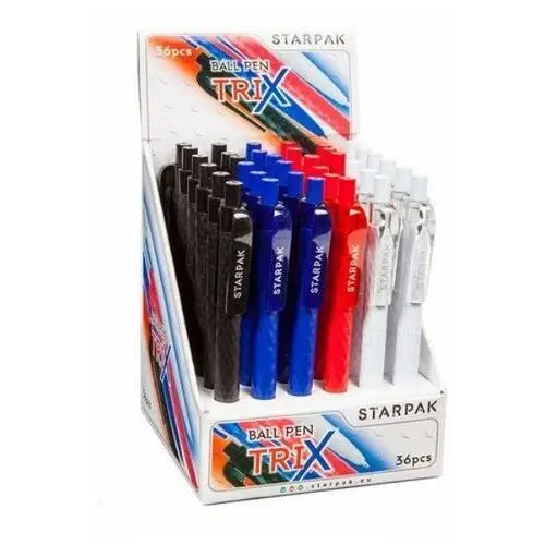 Długopis aut. Trix p36 mix STARPAK, cena za 1szt. (406391)