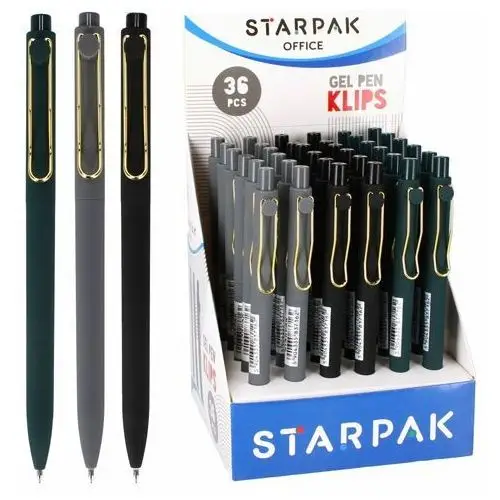 Długopis automatyczny żelowy klips 1 szt. 490054 Starpak