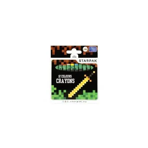 Starpak Kredki woskowe Pixel Game 484792 12 kolorów