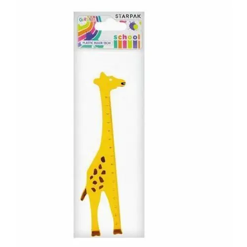 Starpak Linijka plastikowa, żyrafa