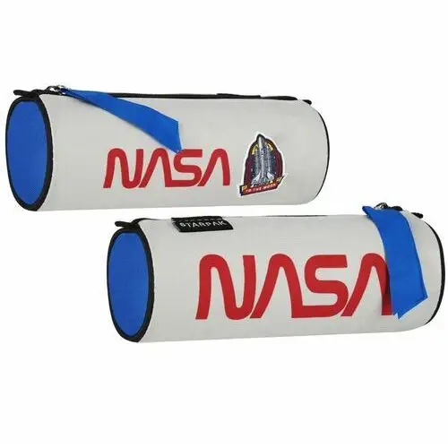 Piórnik tuba 1zamek NASA popielaty STARPAK