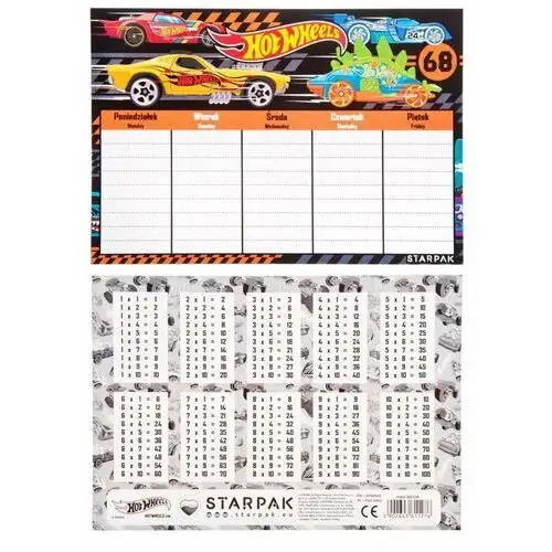 Plan lekcji Hot Wheels p.25 STARPAK (382138)