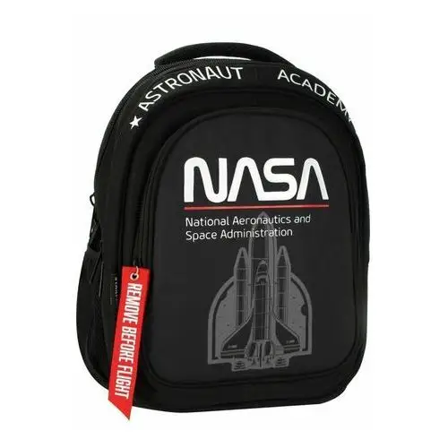 Plecak młodzieżowy NASA czarny STARPAK, kolor czarny