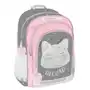 Plecak szkolny dla dziewczynki różowy kot dwukomorowy Starpak Sklep