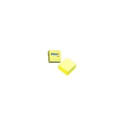 Notes samoprzylepny 76x76mm kostka żółty neon maped 400 kartek Stickn