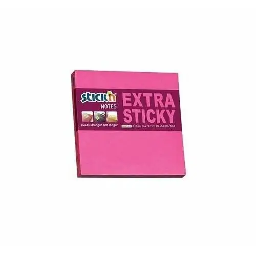 Stick'n Notes samoprzylepny extra sticky 76 x 76 mm neon