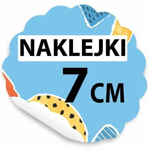 Sticky studio Naklejki, etykiety z logo firmy wlepki 7cm 100szt