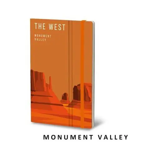Stifflex Notatnik alias monument valley, rozmiar m: 13x21 cm, 192 strony