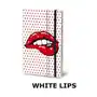 Stifflex Notatnik pop white lips, rozmiar m: 13x21 cm, 192 strony Sklep