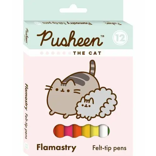 St.majewski , flamastry pusheen, 12 sztuk