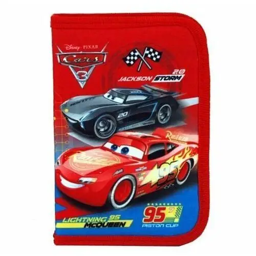 PIÓRNIK JEDNOKLAPKOWY Z WYPOSAŻENIEM CARS 3 AUTA