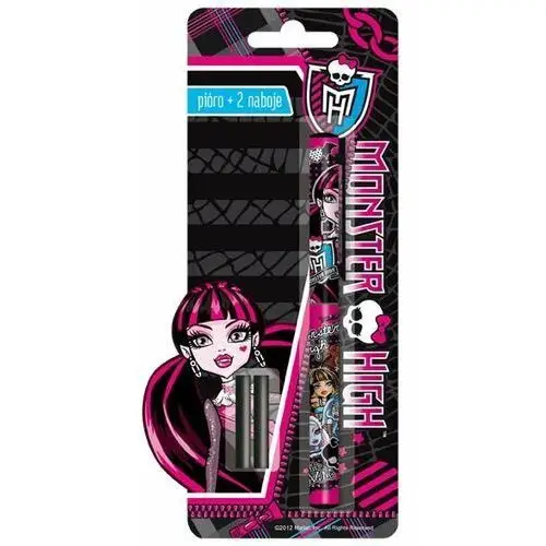 Pióro kulkowe + 2 naboje, monster high St.majewski