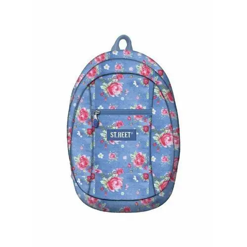 Plecak szkolny dla chłopca i dziewczynki kwiaty jednokomorowy St.majewski