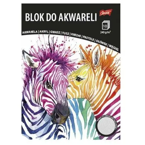 ST-Majewski, Blok do akwareli A4 10 kartek, pakiet 10 szt., 240 g