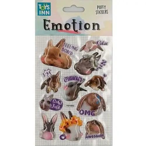 Stnux , emotions, naklejki króliki