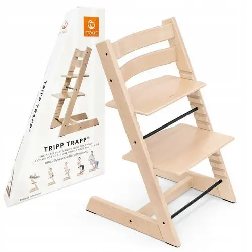 Stokke Tripp Trapp – drewniane krzesełko – Natural