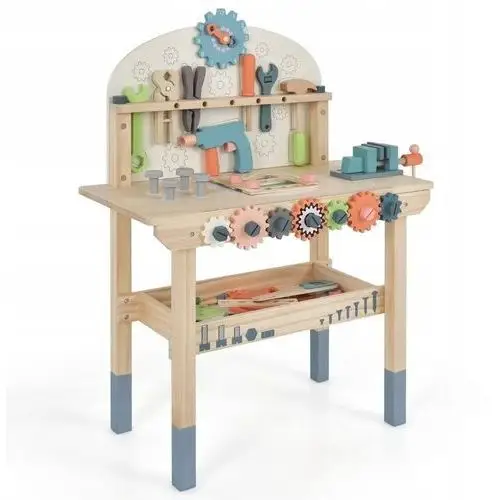 Stół warsztatowy zabawka dla dzieci z akcesoriami