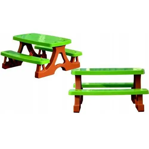 Stolik ogrodowy dla dzieci z ławkami zestaw piknikowy Mochtoys 10722