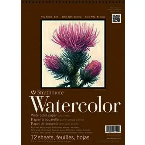 Strathmore artist papers Blok do akwareli 400 18x25 strathmore na spirali 300g, 12k