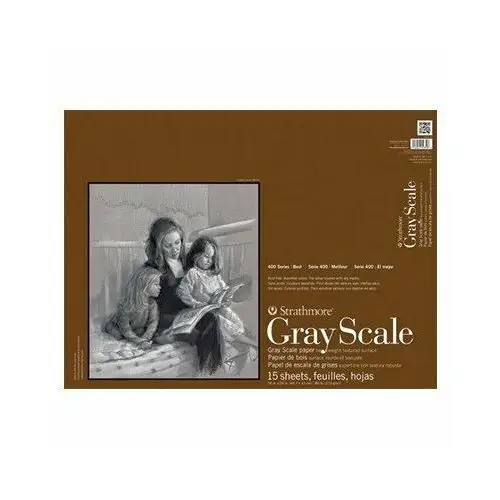 Blok Gray Scale, Strathmore, 30,5 x 45,7 cm