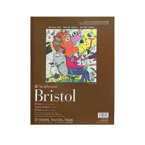 Bristol Vellum 400 series Strathmore, 28 x 36 cm