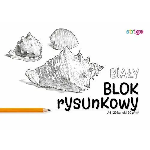 Strigo Blok rysunkowy, a4, biały