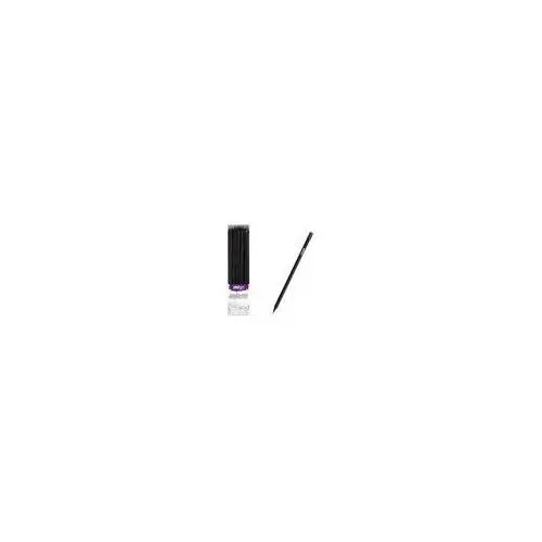 Ołówek z czarnego drewna z gumką HB