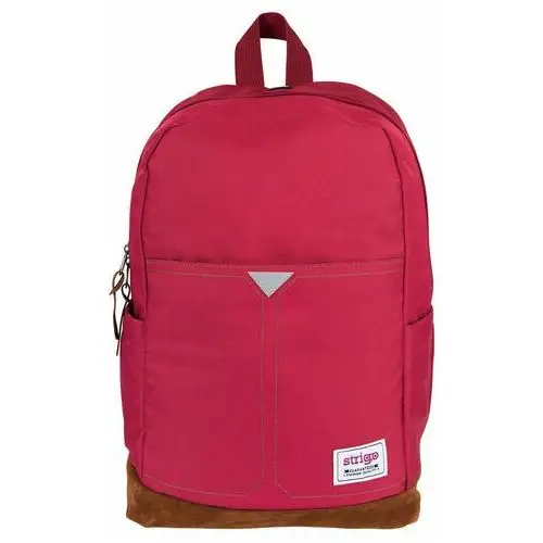 Plecak szkolny dla chłopca i dziewczynki ciemnoczerwony everyday jednokomorowy Strigo