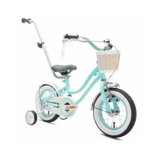 Rower dziecięcy SUN BABY Heart Bike 12 cali dla dziewczynki Miętowy