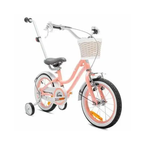 Sun baby Rower dziecięcy heart bike 14 cali dla dziewczynki morelowy