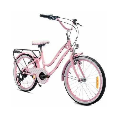 Sun baby Rower dziecięcy heart bike 20 cali dla dziewczynki różowy