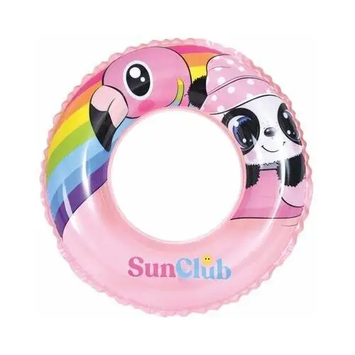 Koło dmuchane SUN CLUB Panda 35028 Różowy