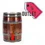 OUTLET - Beczka beczułka - na piwo domowe - MINI KEG 5 L z kranikiem wzór drewno Sklep