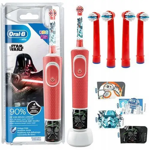 Szczoteczka Do Zębów Dla Dzieci Oral-b Vitality 100 Star Wars Końcówki