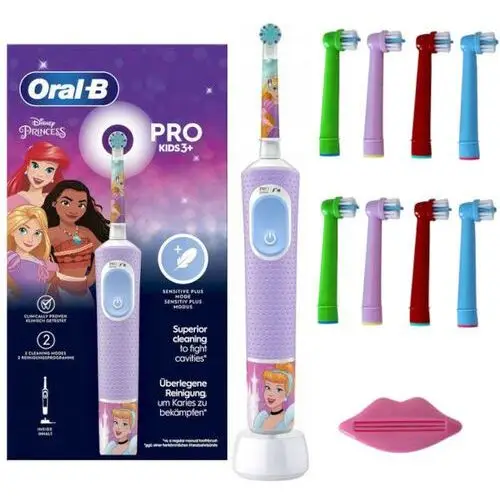 Szczoteczka elektryczna Oral-B Vitality Pro D103 Kids 3+ Princess zestaw
