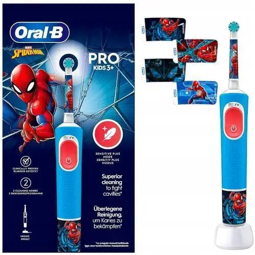 Szczoteczka elektryczna Oral-B Vitality Pro D103 Kids 3+ Spiderman