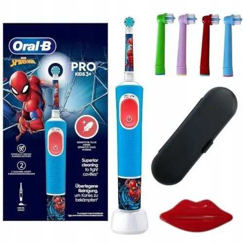 Szczoteczka elektryczna Oral-B Vitality Pro D103 Kids 3+ Spiderman z etui