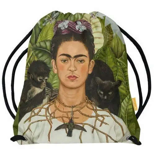 Szyjemy sztukę Worek autoportret z cierniowym naszyjnikiem i kolibrem frida kahlo