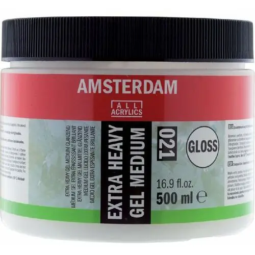 Talens amsterdam ex heavy gel medium gloss, 500 ml