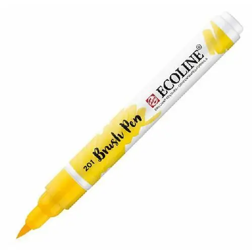 Talens ecoline brush pen marker 201 light yellow